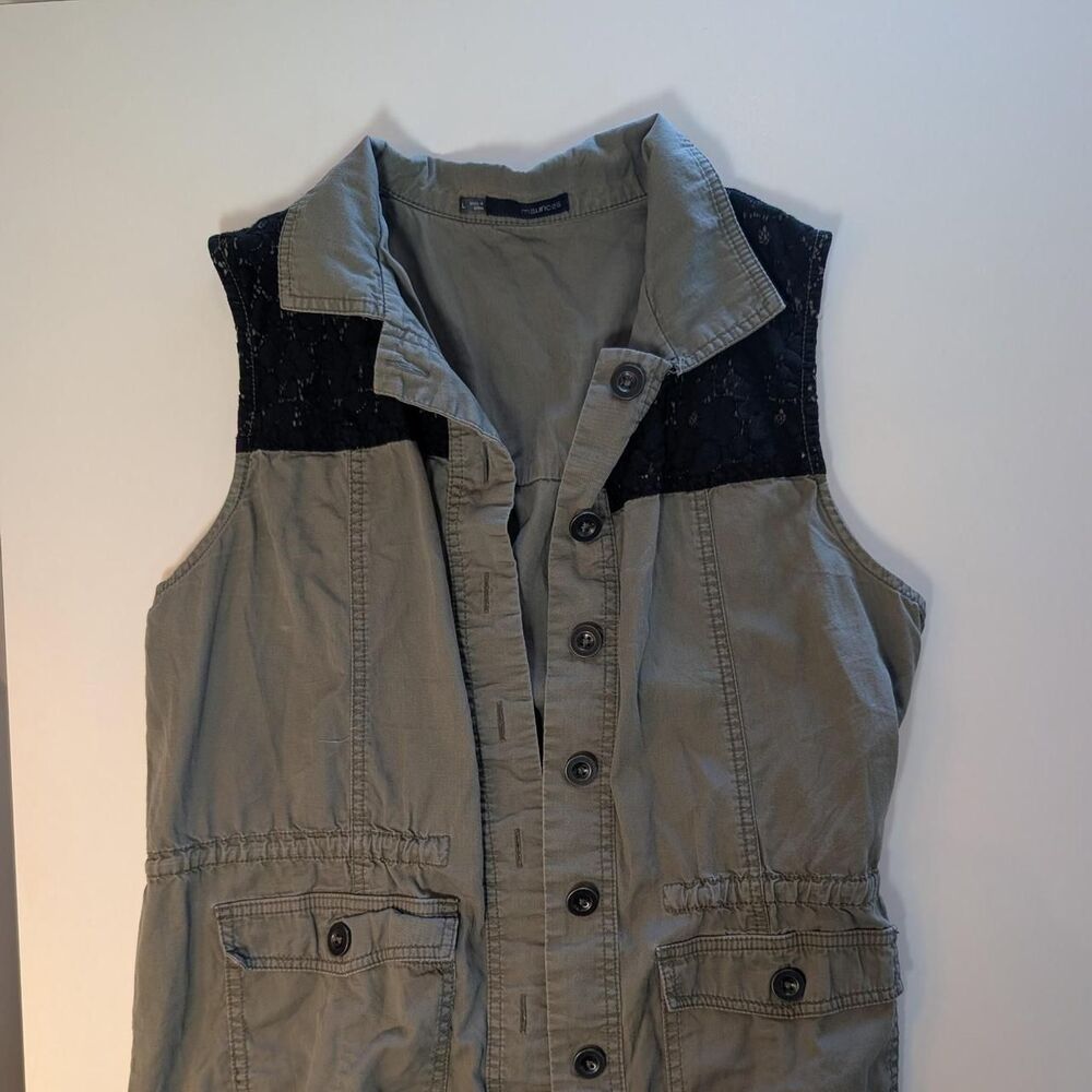 Maurices Women's Khaki and Green Gilet
